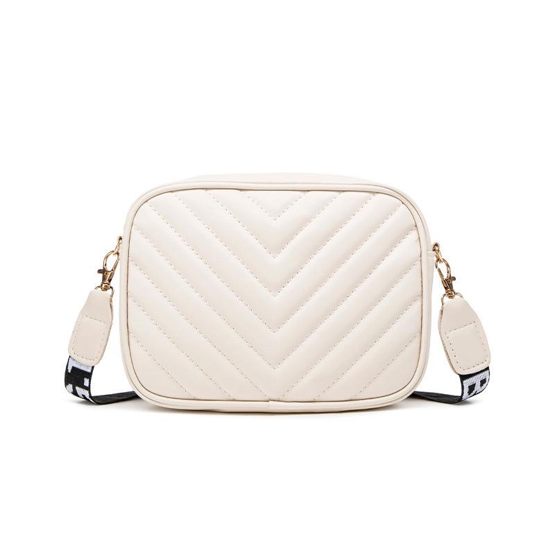 Embroidery chain bag New candy color bag One shoulder messenger mobile phone bag Women's bag Small square bag