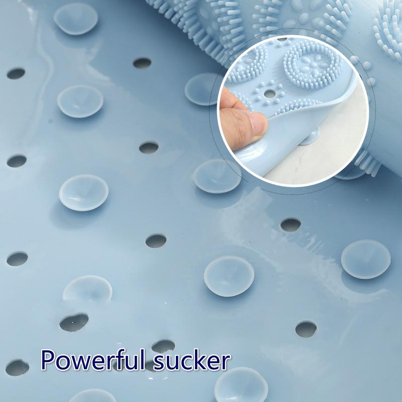 Silicone Anti-Skid Foot Massager Pad Shower Mattress Scrub Bath Shower Non-Slip Bathroom Foot Cleaning Mat