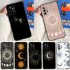 Sun Moon Phone Case For Samsung Galaxy A34 A54 A14 A13 A12 A32 A52 A22 A72 A31 A51 A71 A52S A53 Cover