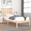 Vidaxl Bed Frame, Solid Pine Wood, 90X200 Cm