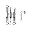 3/4/7pcs Self Centering Hinge Drill Bits Door Window Cabinet Cupboard Hinge Drilling Holes Cutter Woodworking Center Drill Bits