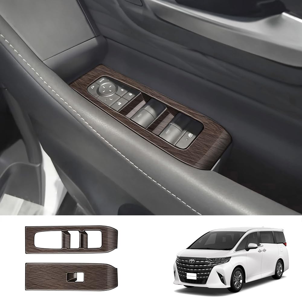 Toyota Alphard 40 Series Window Switch Panel Lift Window Button Switch Panel Interior Panel Drive Exclusive Toyota New Alphard 40 Series Exclusive ABS