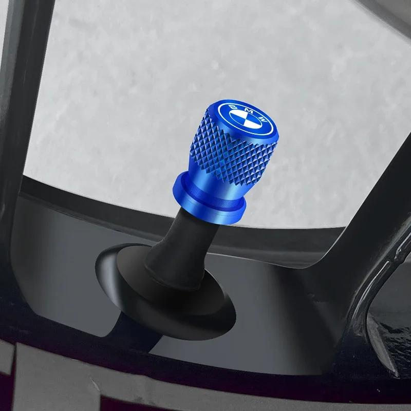 Car Wheel Tire Valve Caps Aluminum Tyre Tire Valve Air Port Cover Car Accessories For BMW Performance M Power E90 E91 E92 X3 X5
