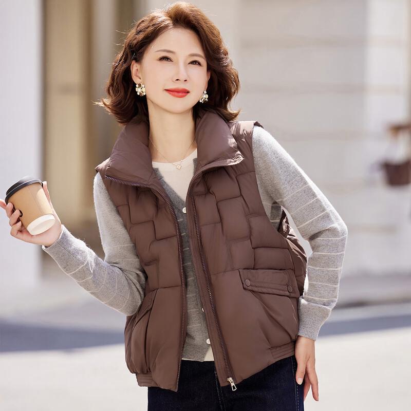 

Women s Winter Warm Padded Vest for Middle-Aged 4XL