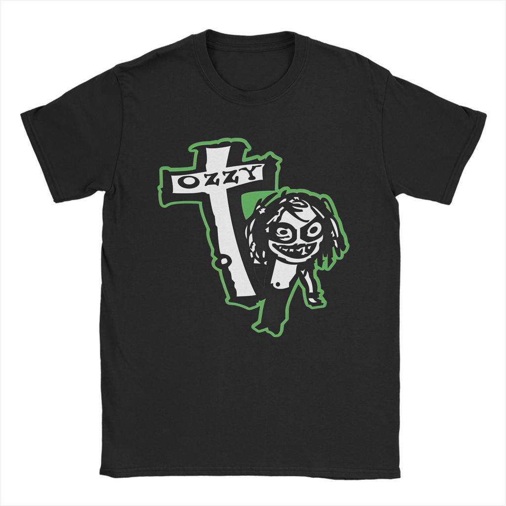 Unique Ozzy Osbourne TShirt Men Women Crewneck Cotton T Shirt Short Sleeve Tee Shirt Loose and Casual Clothing
