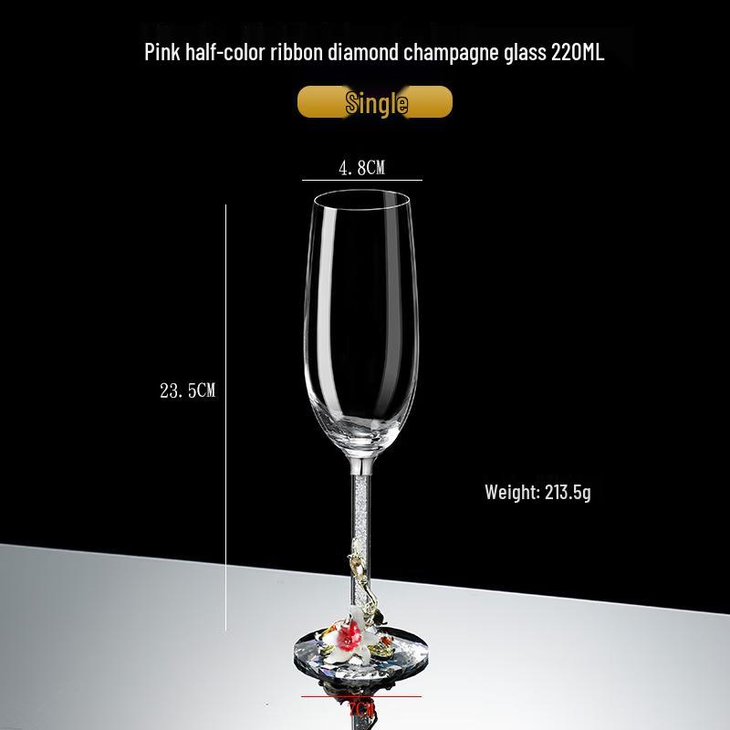

European Enamel Wine Glass