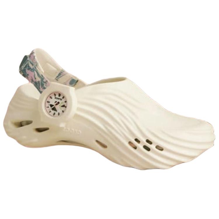 G-SHOCK x Crocs Echo Wave Comfortable & Stylish Hole Shoes Unisex Beige