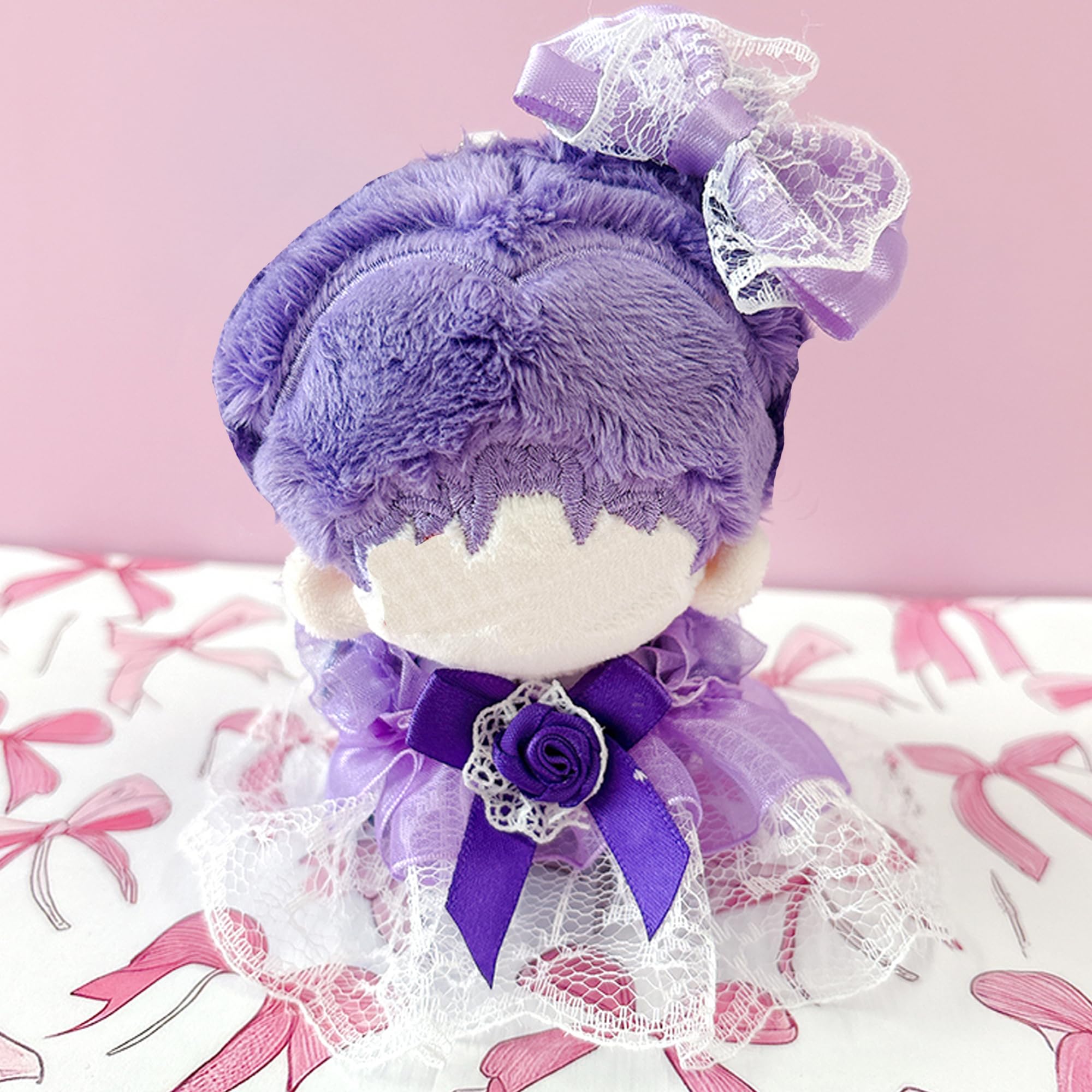 

[Plushie Clothes] Colorful Dress for Plush Toys (10cm), Purple, g.trigger, for Oshi-Nui (Plushie)