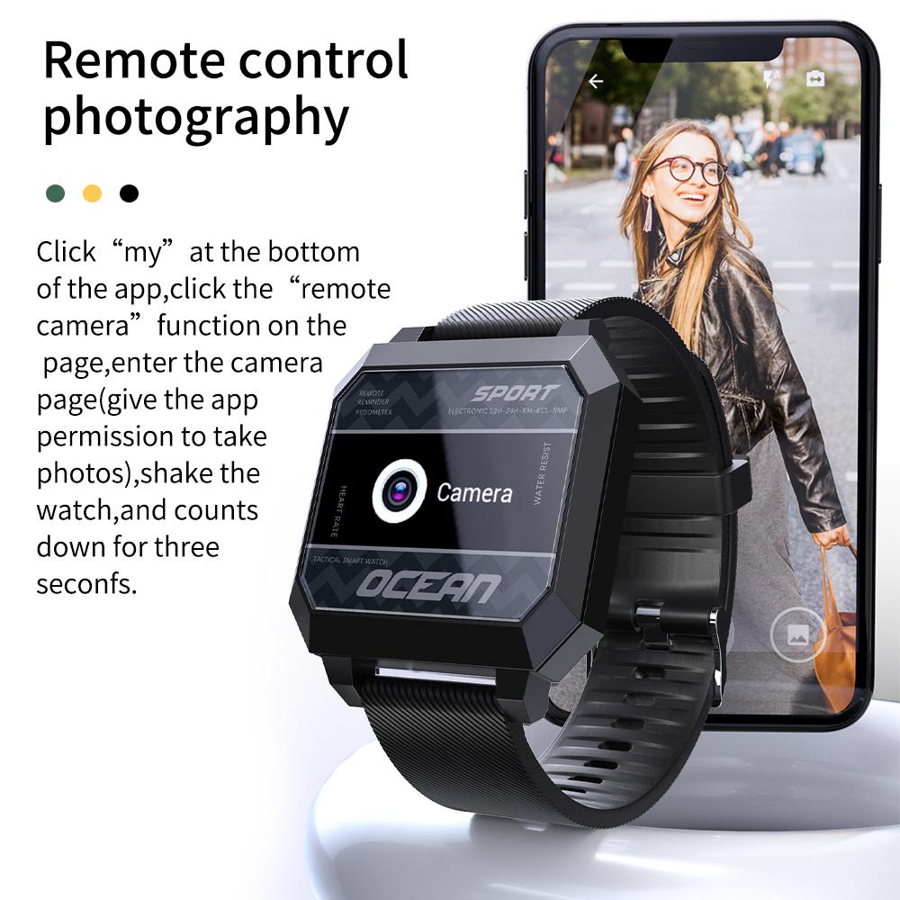 LOKMAT Ocean 2 Sport Smart Watch Men Fitness Tracker Anti Fatigue Tactical  Smartwatch Women Reloj de frecuencia cardíaca para Android iOS comprar a  buen precio — entrega gratuita, reseñas reales con fotos — Joom