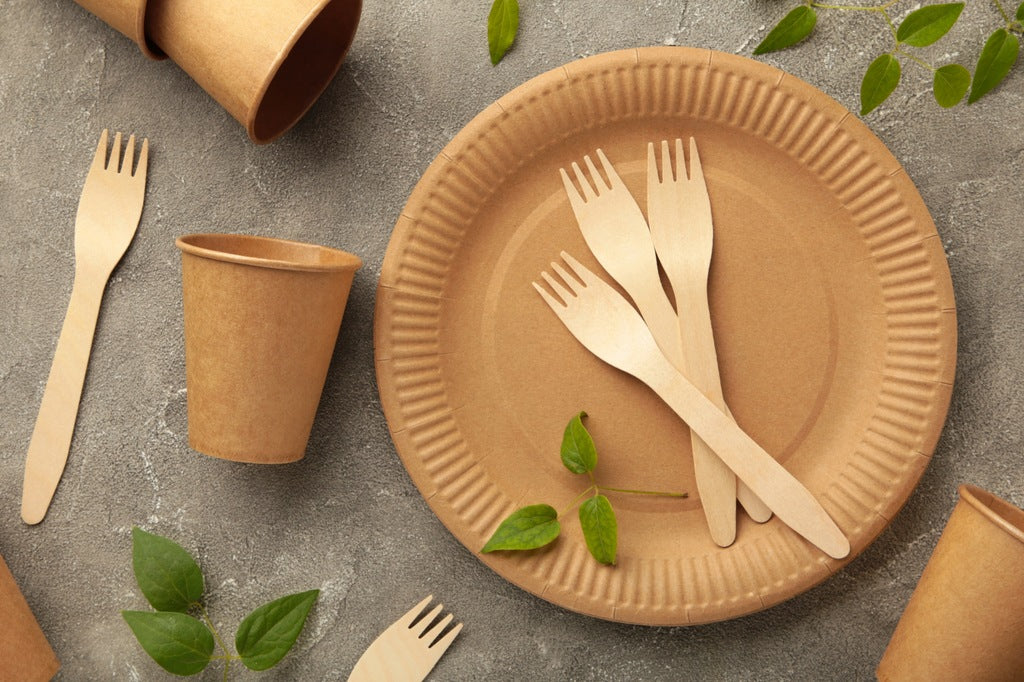 Organic Wooden Forks, Ecological, Eko, Plastic-Free, .
