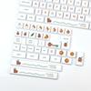 Tema laranja para Key PBT 5 lados Dye Sublimation Keycaps para teclado mecânico MX h DA Profile para 139
