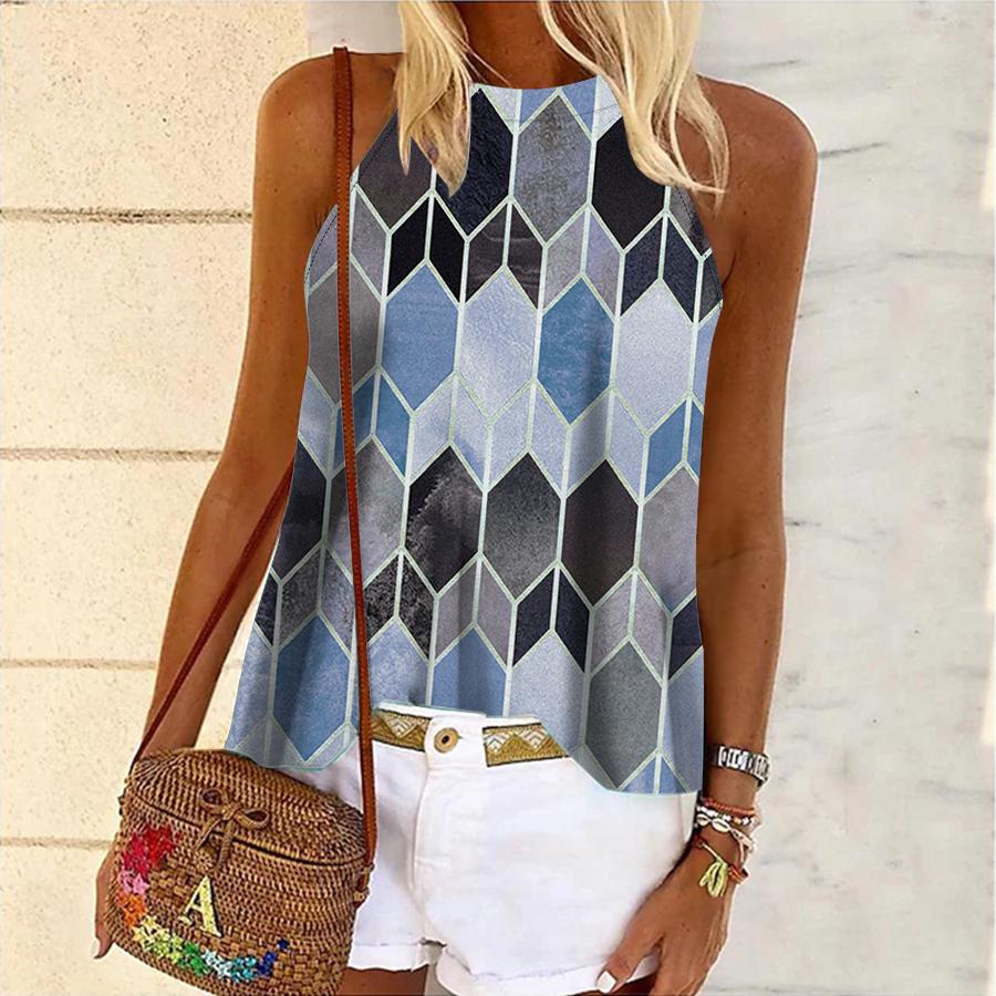 

Женская майка для йоги, цветная сетка, 3d принт, фитнес, спортивный жилет без рукавов для бега