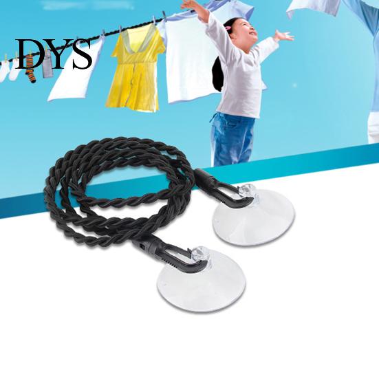 Clothesline Ropes Stretchable Suction Cup Type Good Load-Bearing Clothes Drying High Elasticity Travel Outdoor Supplies Clotheslines Strap