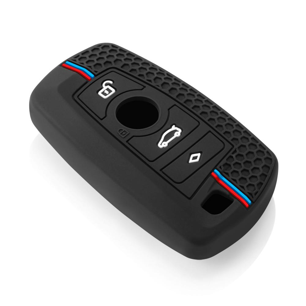 Silikon Auto Schlüsselanhänger Hülle Schale Fob für BMW F30 F31 F32 F34 F20 F21 F07 F10 1 3 5 7 Serie X1 X3 G01 X4 G02 X5 F15 F16 M3 M4
