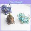 Natural Crystal Turtle Figurine Home Decor Long Life Gift For Housewarming And Anniversary
