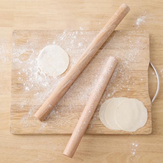Rolling Pin Ergonomic Design Beech Wood Rolling Pin for Dough Pastry Baking Dumpling Noodle Maker Kitchen Tool