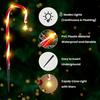 8pcs/set Solar Powered Garden Cane Lights, 8-function Waterproof Decorative Lights, Christmas Candy Garden Lights
