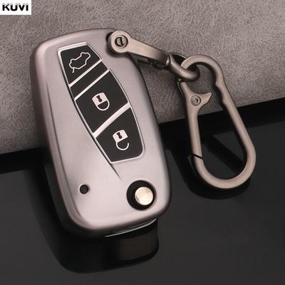 New TPU Car Flip Key Case Cover for FIAT 500 Panda Stilo Ducato Punto Doblo Bravo 3 Buttons Protected Holder Fob Bag Accessories
