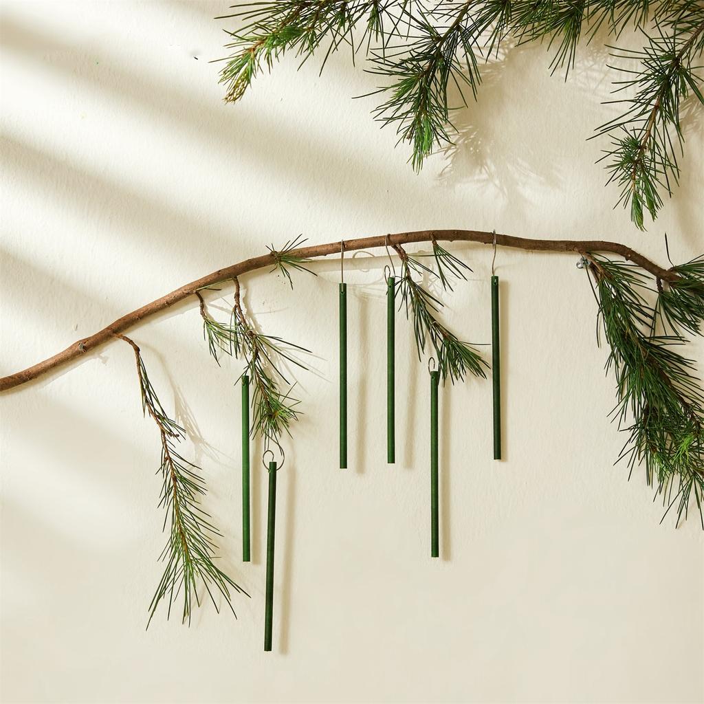 Vánoční ozdoby s vůní vánočního stromku 6 ks/láhev (s háčky)