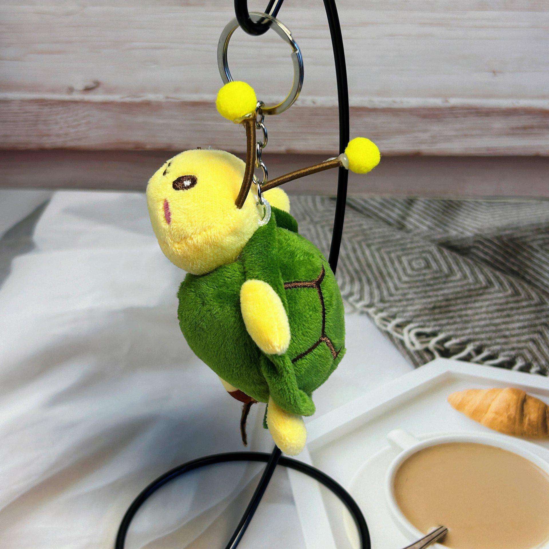 

Funny Turtle Bestie Plush Toy - Little Turtle Pendant Small Doll Keychain Gift 13cm