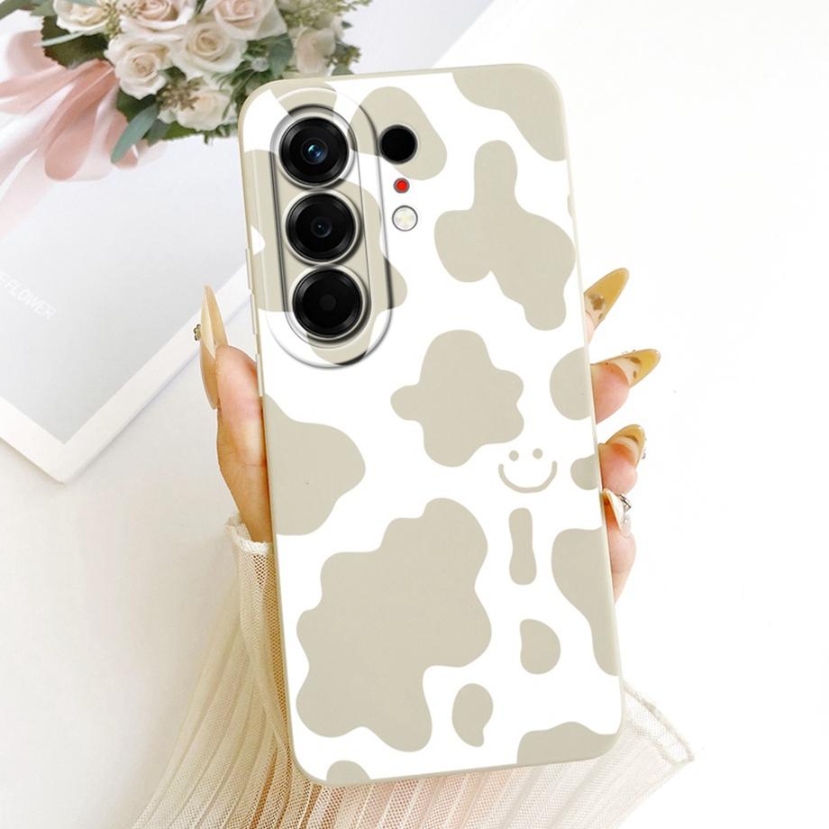 For Tecno Camon 50 4G CN5 Phone Case Floral Daisy Aesthetic Moon Nigth Bow Pattern Funda Soft Matte Silicone Back Cover Canom50
