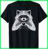 Loves Funny Raccoon-Animal For Men Women Gift Idea Tee T-Shirt S-5XL