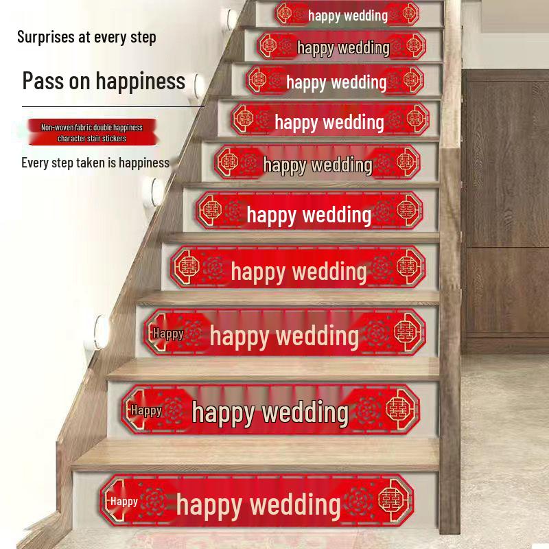 Wedding Stair Railing Decoration Package with Balloons and Flowers: Full Set for Handrail and Escalator