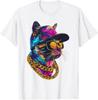 Cool Hip Hop Cat Urban Streetwear B-Boy Graffiti T-Shirt Unisex T-Shirt