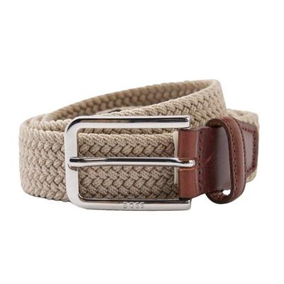 Mens Clorio Woven Leather Belt
