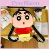 Crayon Shinchan Plush Cartoon Backpack With Zipper For Daily Use Girls And Teens