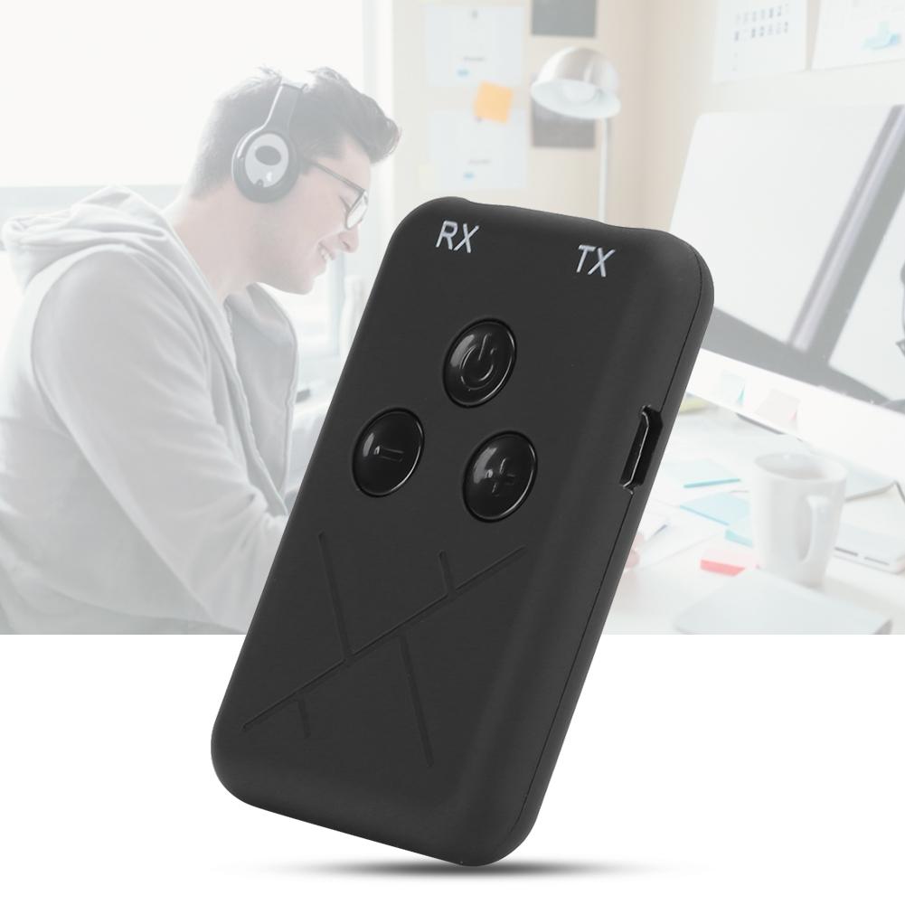 2 in 1 Transmitter Receiver, Wireless 5.0 Adapter with Low Latency and Dual Stream, for TV PC Home Car Streaming