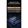 BT12 2X Motorcycle Helmet Headset  Bluetooth 5.4 Earphone Wireless Handsfree Waterproof  Noise Reduction Voice Control  For Moto