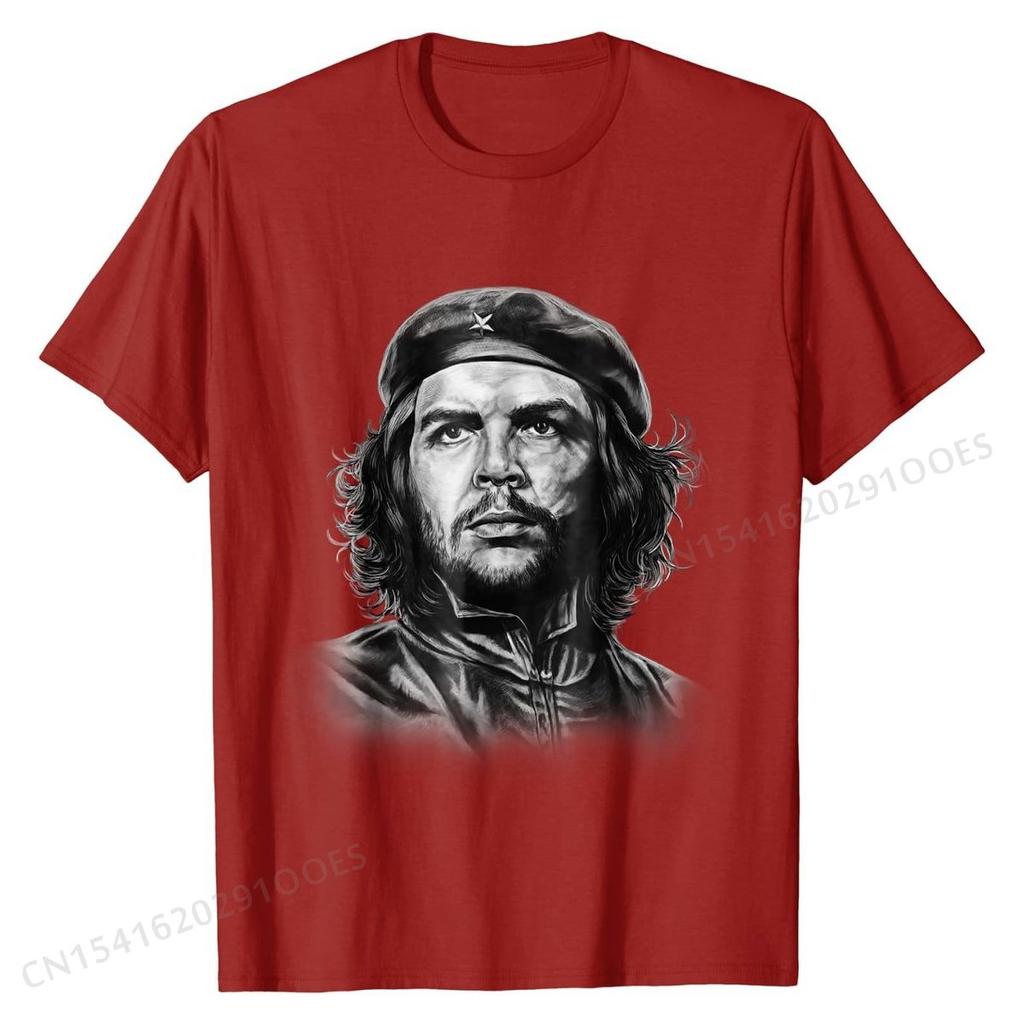 Ručne kreslené tričko Che Guevara Tričká Nový prírastok Módne Bavlnené Pánske Tričko Módne