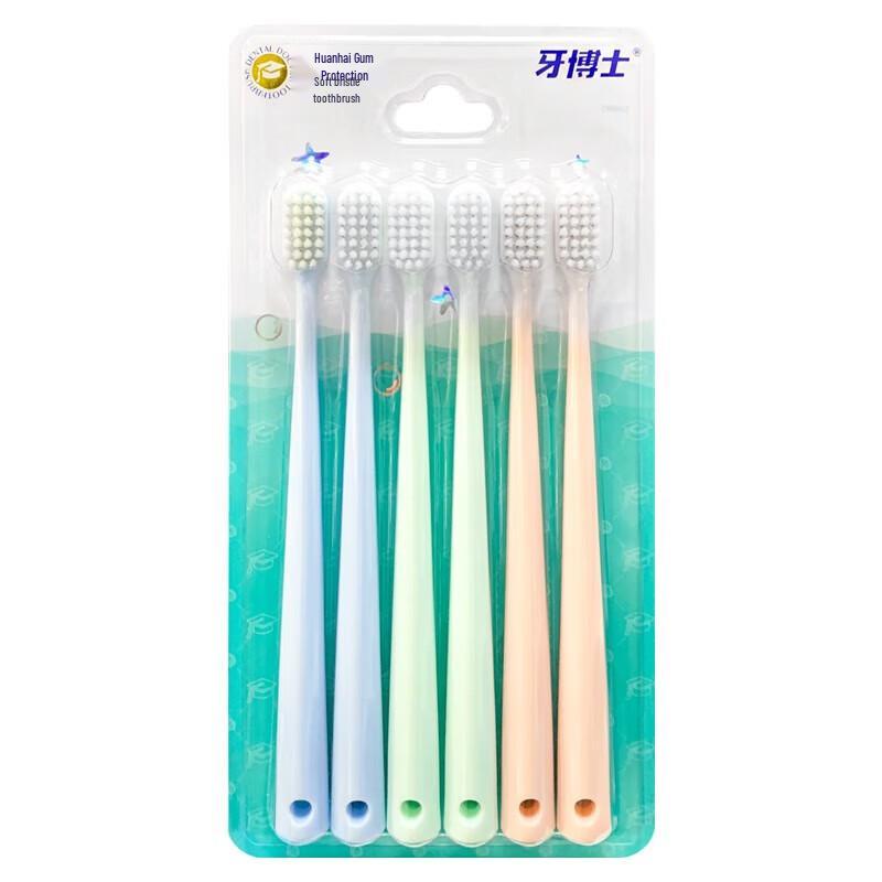 Dr. Dental Phantom Sea Soft Bristle Adult Toothbrush - 6-Pack