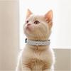 Cute Neck Pet Collar with Bell for Small Dogs Puppy Kitten Stuff Things Accessories Adjustable Footprint Cat Breakaway Collar