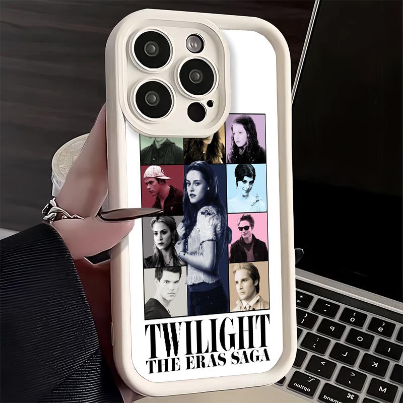 Phone Case for iPhone 17 Air 16E 15 16 Pro Max Twilight Saga Edward Cover 14 Plus 13 12 Mini Soft Shell Silicone Fundas