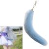 Faux Furs Foxes Tail Keychain Cosplays Toy Handbag Accessorie Bag Keyring Hook Pendant Charm Furs Car Keychain Gifts