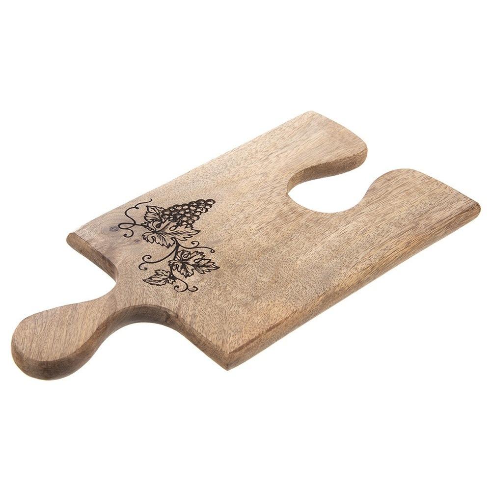 Küchenbrett zum Servieren von Snacks Vorspeisen Wurst Käse 29,5x15cm