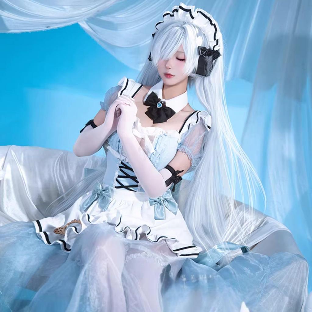 NIKKE Goddess of Victory Cinderella Cosplay Game Ladies Maid [milky Time]