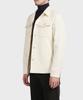 Panicale Ivory Wrinkle Herringbone Shirt Jacket