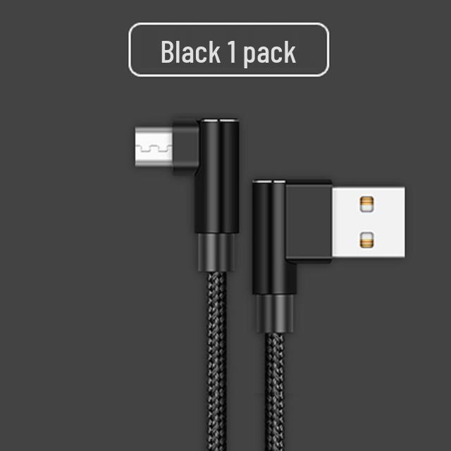 

Fast Charge Elbow Data Cable for Huawei, OPPO, Xiaomi, Vivo, Meizu 0.25 meters