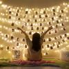 1 String LED Fairy Lights with Photo Frame Clips -in/Battery-Free (Batteries Not Included) String Lights for Photo Wall,Wedding,Christmas Decorations