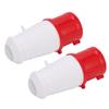 2PCS Industrial Connector 3 Phase 4 Pin 380415V 32A 3P+E IP67 for Airport Tunnel Railway Stadium