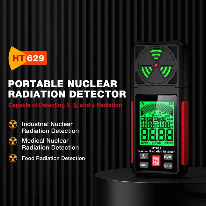 Portable Nuclear Radiation Detector for Accurate Measurement and Safety Monitoring in Various Environment