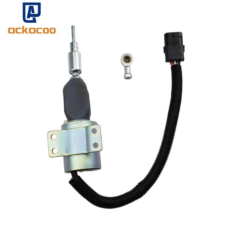 12V Diesel Fuel Shut Off Solenoid for Cumm 4BT 6BT 6CT 6C 8.3L NT855 K19 K38 Engine 3930235 SA-4348-12 Stop Solenoid Valve