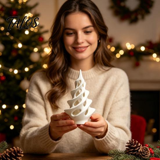 Elegant Window Decorations 3D Printed Abstract Spiral Ornaments, Modern Minimalist Tabletop Hollow Sculpture Sculpture, Decorative Hollow-out Figurine
