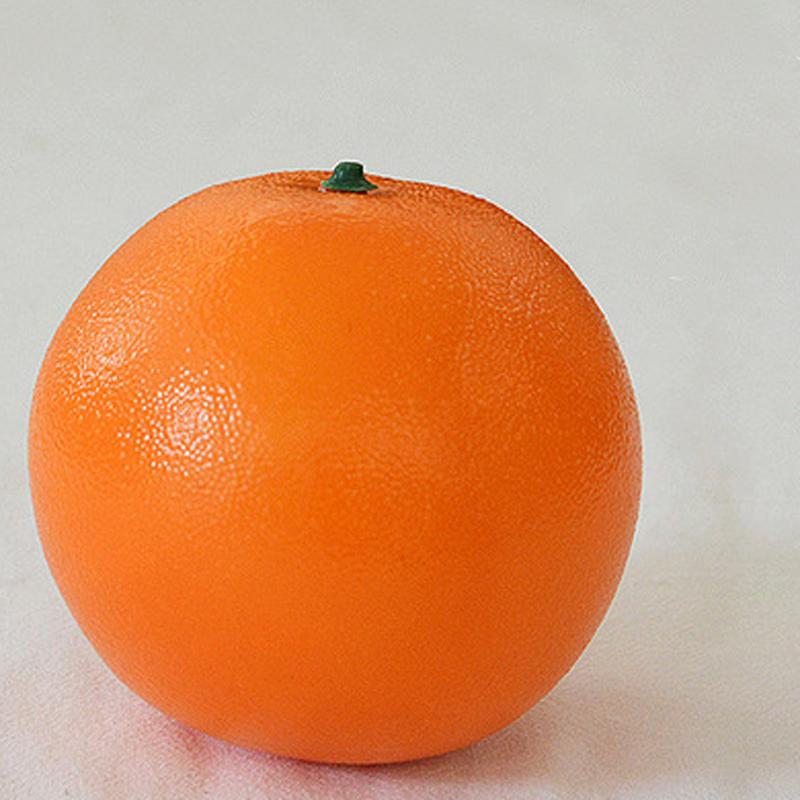 

1 шт. имитация фруктов модель украшения украшения реквизит оранжевый игрушки раннего обучения 7.5x7.5cm оранжевый