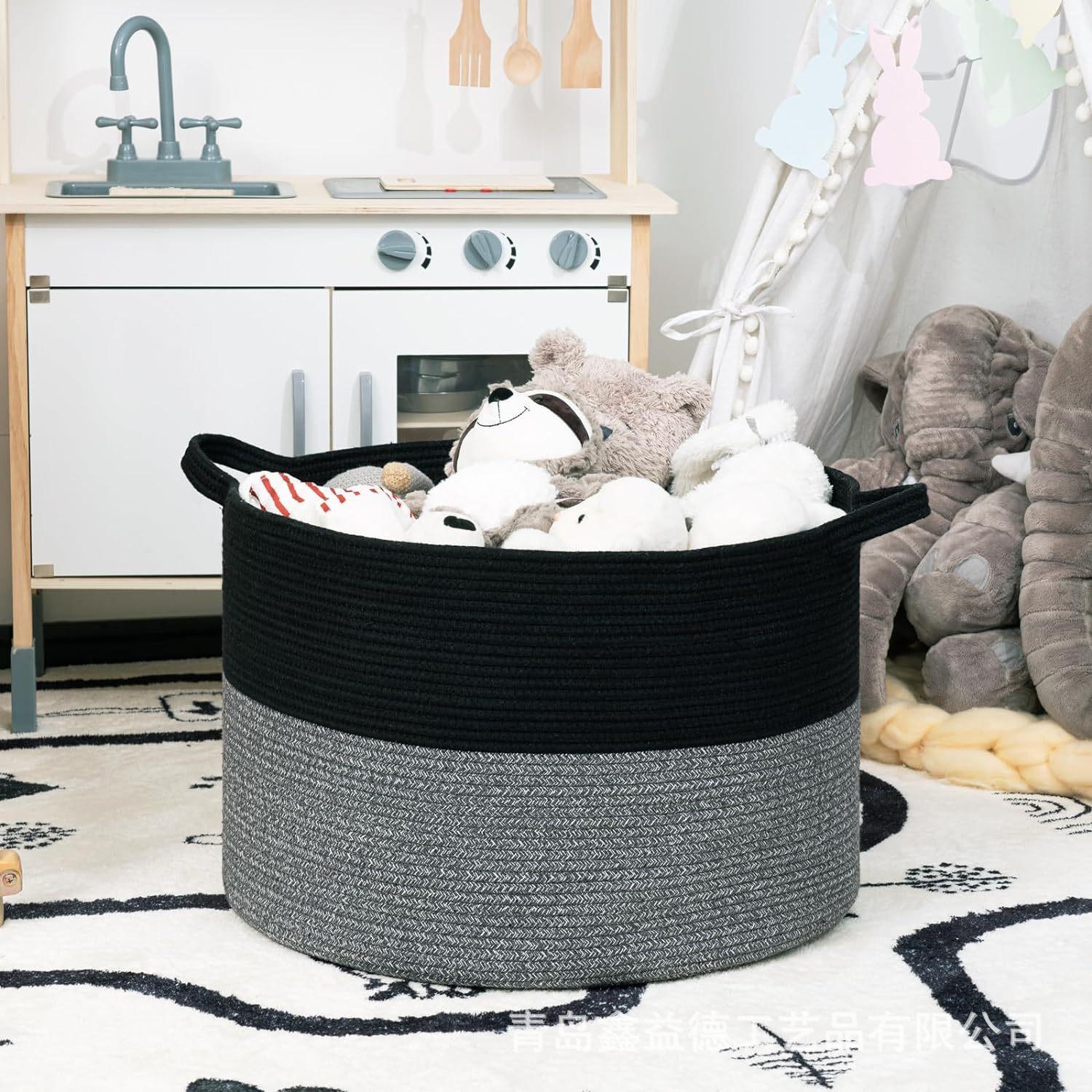 1 шт. Корзина для одеял, корзина для плетения одеял, корзина для игрушек, корзина для белья, корзина для хранения полотенец, корзина для подгузников