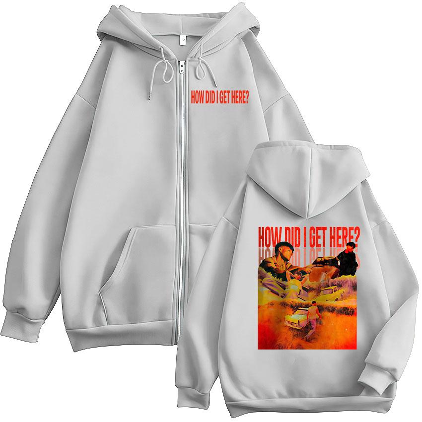 

Louis Tomlinson How Did I Get Here Tour Zip Up Hoodie Men s Vintage Fashion Fleece Pullover Jacket Sweatshirts 3XL