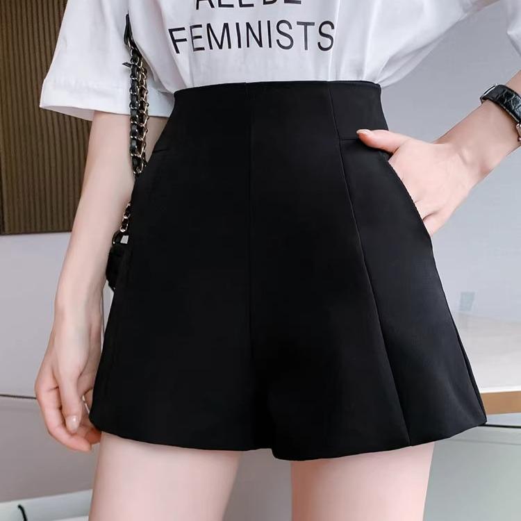2024 Spring Korean-Style High Waist Loose Fit Women's Shorts